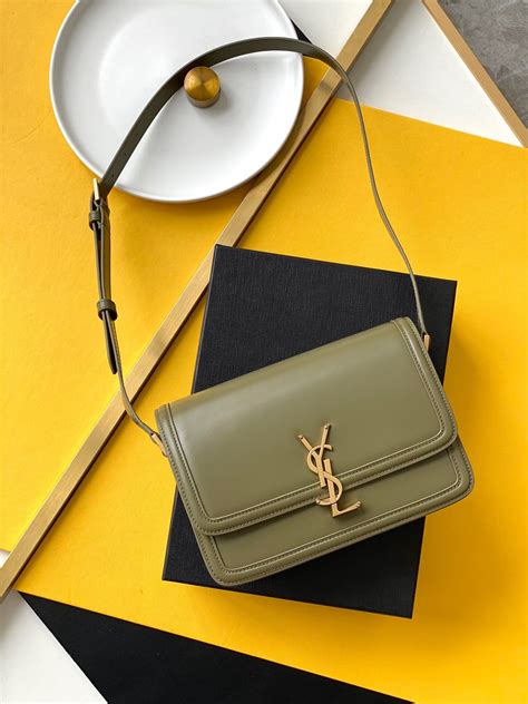 emerald green ysl bag|ysl padded shoulder bag.